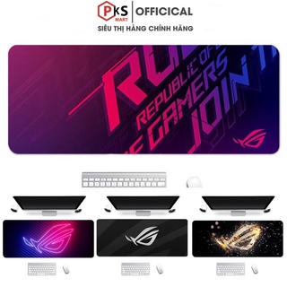 [Pad Chuột] Lót Chuột Cỡ Lớn Gaming ASUS-ROG 80x30 In Hình Sắc Nét May Bo Viền Chắc Chắn Nhiều Mẫu Mã - PKSMART