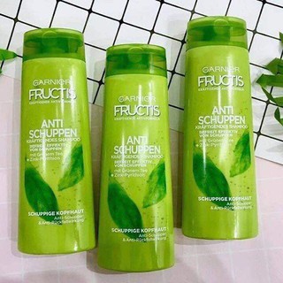 [ HÀNG ĐỨC ] Dầu gội trị gàu Garnier Fructis Anti Schuppen, 250ml