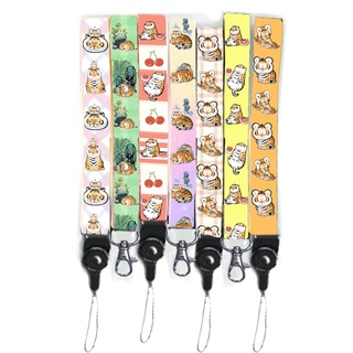 dây strap hổ mập STI28 pooh hoạt hình dây treo thẻ name tag ngắn cute dễ thương 15cm