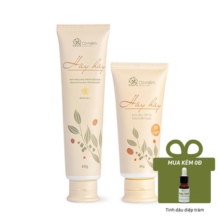Bộ Trang Điểm Tự Nhiên 2 Bước Hây Hây Cỏ Mềm 90g