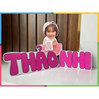 [Mã LIFEXANH03 giảm 10% đơn 500K] Tên để bàn trang trí sinh nhật ( 20k/1 chữ)