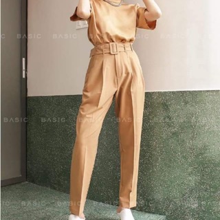 Quần Baggy Nữ Kèm Đai Sang Chảnh -M3006