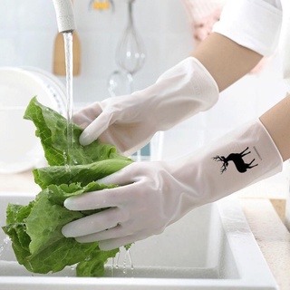 Găng tay, Bao Tay Rửa Chén Cao Su Hình Hươu Siêu Dai