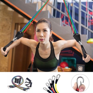 Bộ 5 dây đàn hồi tập thể hình gọn nhẹ, có tính đàn hồi cao, bền, an toàn.