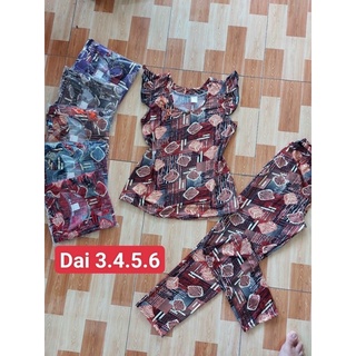 SALE Đồ bộ mặc nhà thun aty loại 1 quần dài 40-65kg