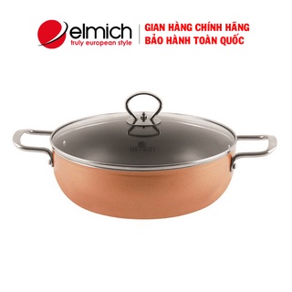Nồi lẩu chống dính vân đá Elmich Smartcook SM-5552KMB, size 26cm