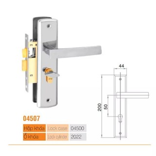 KHOÁ TAY GẠT CỬA PHÒNG VIỆT TIỆP 04507