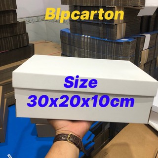 Hộp carton đựng giày, phụ kiện size 30x20x10cm