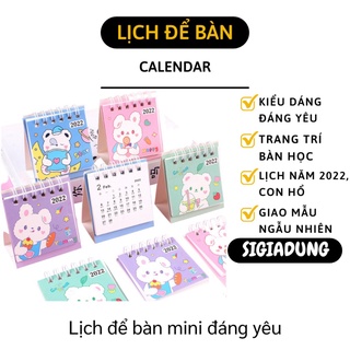 [SGD] Lịch Để Bàn - Lịch Mini Để Bàn Trang Trí Siêu Dễ Thương Năm 2022, Nhỏ Gọn 10505