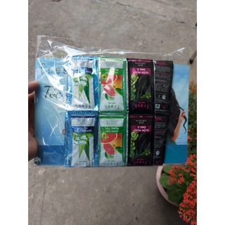(252 GÓI) Thùng Dầu Gội Dây Fresh 3 màu một gói 6g.