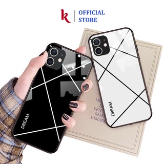 Ốp lưng iphone kính cặp đôi Dream kẻ case 14 14plus 13 pro max 12 promax 11 mini 6 6s 7 8 plus x xr xs