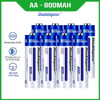 [Hàng chuẩn] Pin AA sạc lại Doublpow dung lượng 800mAh - Mua lẻ hoặc cả hộp