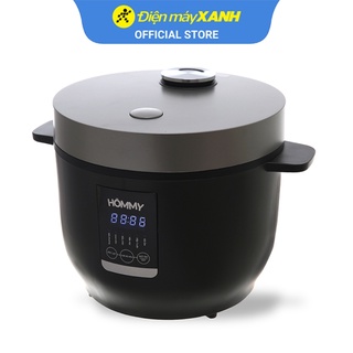 Nồi cơm điện tử Hommy BMB30A 1.2 lít 600 W lòng nồi chống dính Chính hãng BH 12 tháng