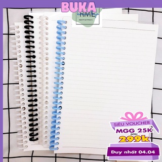 Sổ còng nhựa MỀM kèm giấy size A5 có thể thay giấy
