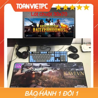 Bàn di chuột chuyên game PUBG 2ly 30x70