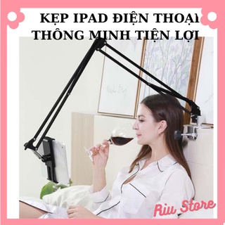 [RẺ NHẤT] Giá Đỡ Điện Thoại, Ipad Xem Phim Kẹp Đầu Giường, Bàn Loại 1  (4.8inch -&gt; 10inch)