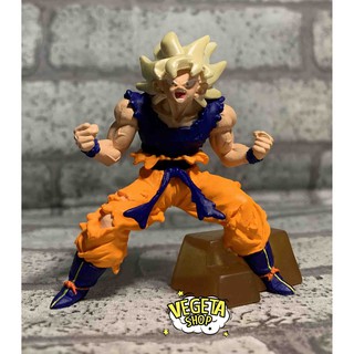 Mô hình Dragon Ball - Songoku Son Goku SSJ - DRAGONBALL Z FREEZA SERIES HG GASHAPON FIGURE - Chính hãng Bandai - Cao 9cm