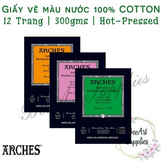 Giấy màu nước hạng hoạ sĩ Arches