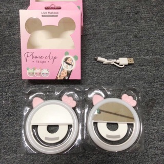 Đèn Led hỗ trợ chụp hình pin sạc kitty kute