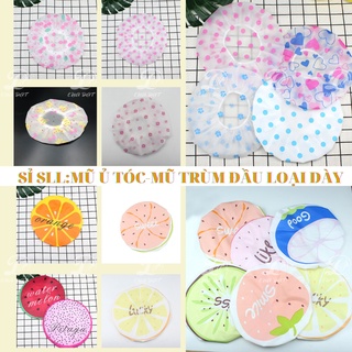 Mũ trùm đa năng mũ ủ tóc loại dày nhiều màu
