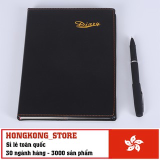 Sổ tay A5 bìa da ST02 - Sổ tay văn phòng 100 tờ.