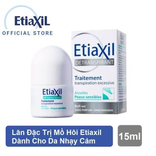 Lăn Khử Mùi ngăn Mồ Hôi etiaxil Dành Cho Da nhạy cảm 15ml chính hãng pháp ngăn hôi nách,ướt nách,ra mồ hôi nách xanh