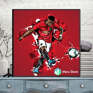 Tranh Canvas Cầu Thủ Manchester United Rashford Treo Tường Trang Trí