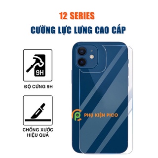 Kính cường lực lưng Iphone 12 Mini độ cứng 9H trong suốt - Dán lưng Iphone 12 Mini / 13 Mini / 14 Plus