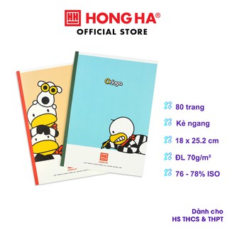 Vở kẻ ngang Hồng Hà 80 trang Study Oringa 1435 (10 quyển)