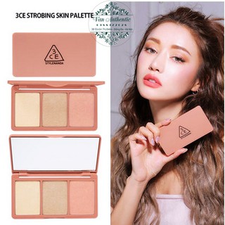 Phấn Highlight Bắt Sáng 3 C E Strobing Skin Palette