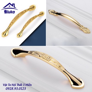 Tay Nắm Tủ Bếp Tân Cổ Vàng Tủ Áo Ngăn Kéo Tay nắm thay thế cửa tủ hiện đại_Chất liệu Hợp Kim Cao Cấp đa dạng kích thước