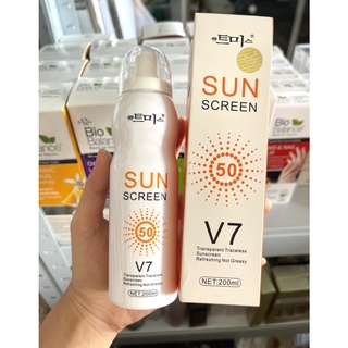 XỊT CHỐNG NẮNG HÀN QUỐC SUN SCREEN V7 200ml