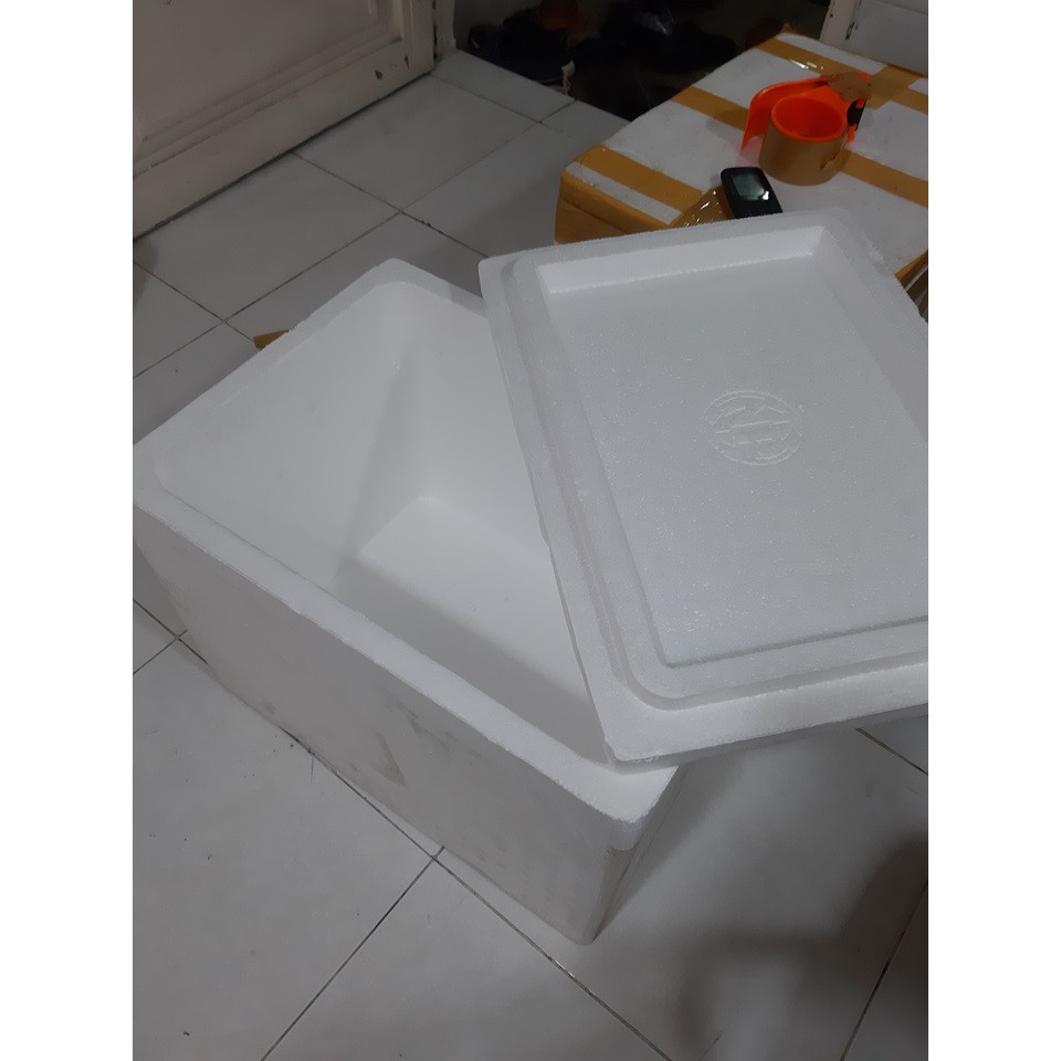 Thùng Xốp CÓ DÁN KEO Bảo Quản Thực Phẩm