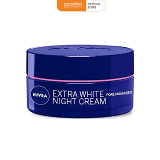 Kem dưỡng trắng da &amp; se khít lỗ chân lông ban đêm Nivea Extra White Night Cream (50ml)