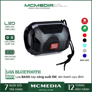 Loa Bluetooth Mini Nghe Nhạc Hay A005 Có Đèn LED RGB Nhấp Nháy Theo Nhạc Công Suất 5W Ấm Bass Mạnh Hỗ Trợ Thẻ Nhớ, USB