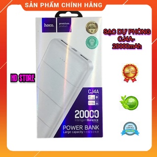 Pin Sạc Dự Phòng Hoco CJ4A Dung Lượng 20000mAh Sạc Bền Dùng Tiện Lợi Thời Gian Sạc Khủng, Thiết Kế Thời Trang Đẹp Mắt.