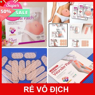 [XÃ KHO] MIẾNG DÁN TAN MỠ ĐÙI, MỠ BỤNG WONDER PATCH [HCM]