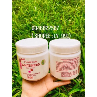 (Hàng chuẩn) Kem dưỡng trắng da Whitening Thái Lan hộp 350gram