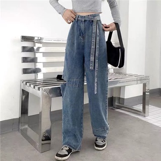 [Mã FAMARAL1 giảm 10K đơn 50K] Quần jean ống rộng dài nữ cao cấp 9999