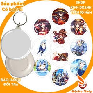 20/640 Mẫu> Móc khóa hình anime Mở Ra Một thế giới konosuba,Hội Chứng Chuunibyou,Chuyển Sinh thành Slime,Yosuga no Sora