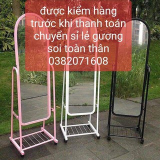 [Mã LIFEHL50K giảm 10% đơn 200K] Gương Soi Toàn Thân Di Động hàng chuẩn đẹp loại 1