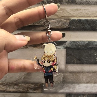 ( Mica trong acrylic ) Móc khóa ONE PUNCH MAN CÚ ĐẤM HỦY DIỆT quà tặng xinh xắn dễ thương in hình anime chibi