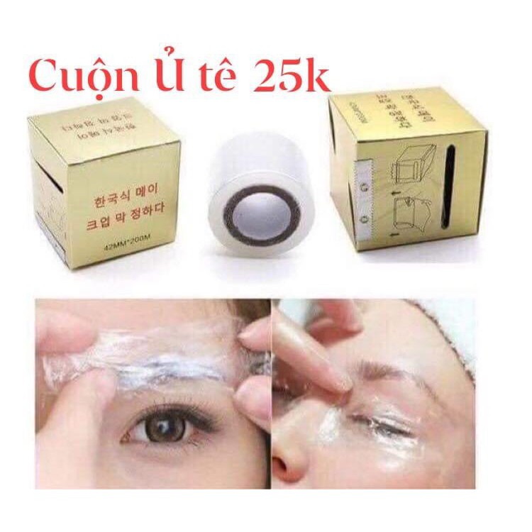 Cuộn nilon ủ tê lông mày, môi