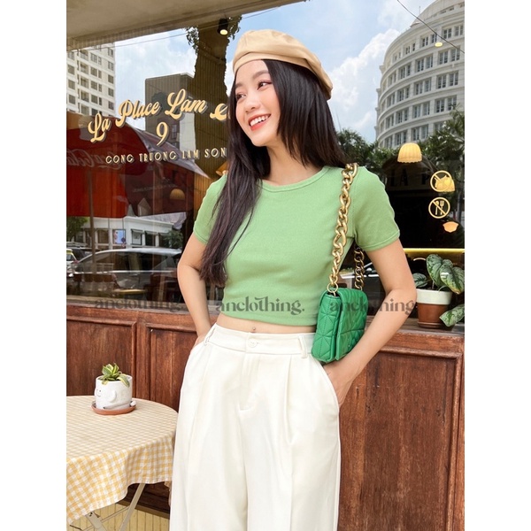 ÁO THUN CROPTOP BASIC