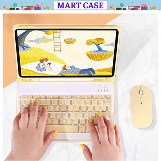 Bao da ipad có ngăn đựng bút và bàn phím nhiều màu ipad Air 3/Air 4/Pro 11/Gen 5/6/7/8//Air1/ Air2 MART CASE