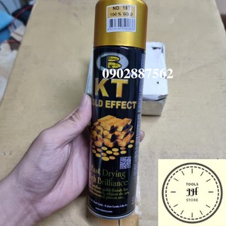 Sơn xịt mạ vàng KT Gold bosny