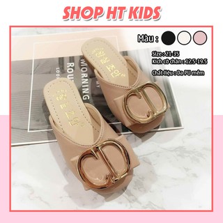 sục cho bé gái - dép sục khoá C!D da mềm đep cho bé gái .