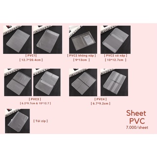 Trang lẻ đựng ảnh A5 - sheet PVC cho binder A5