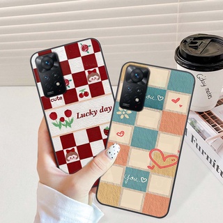 Ốp Xiaomi Redmi Note 11 4G  / Note 11S / Note 11 Pro 5G caro trái tim cá tính, thời trang siêu đẹp, siêu phong cách