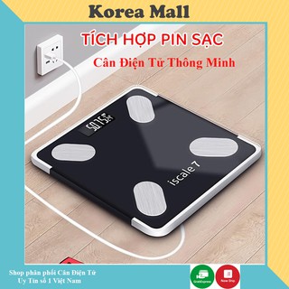 Cân Điện Tử Thông Minh - Cân Điện Tử Sức khỏe  Gia đình 100kg Đo Các Chỉ Số Sức Khỏe (tỷ lệ mỡ thừa, % protein, calo ..)